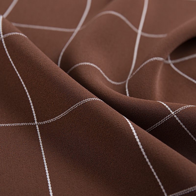 CEY Rayon Grid Tyg