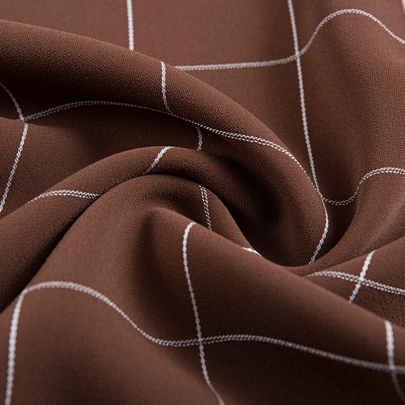 CEY Rayon Grid Tyg