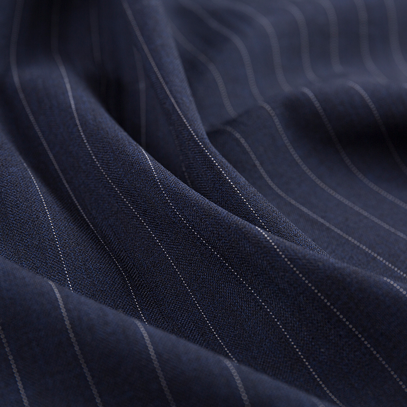 Fritid Silk Rayon smalrandigt tyg