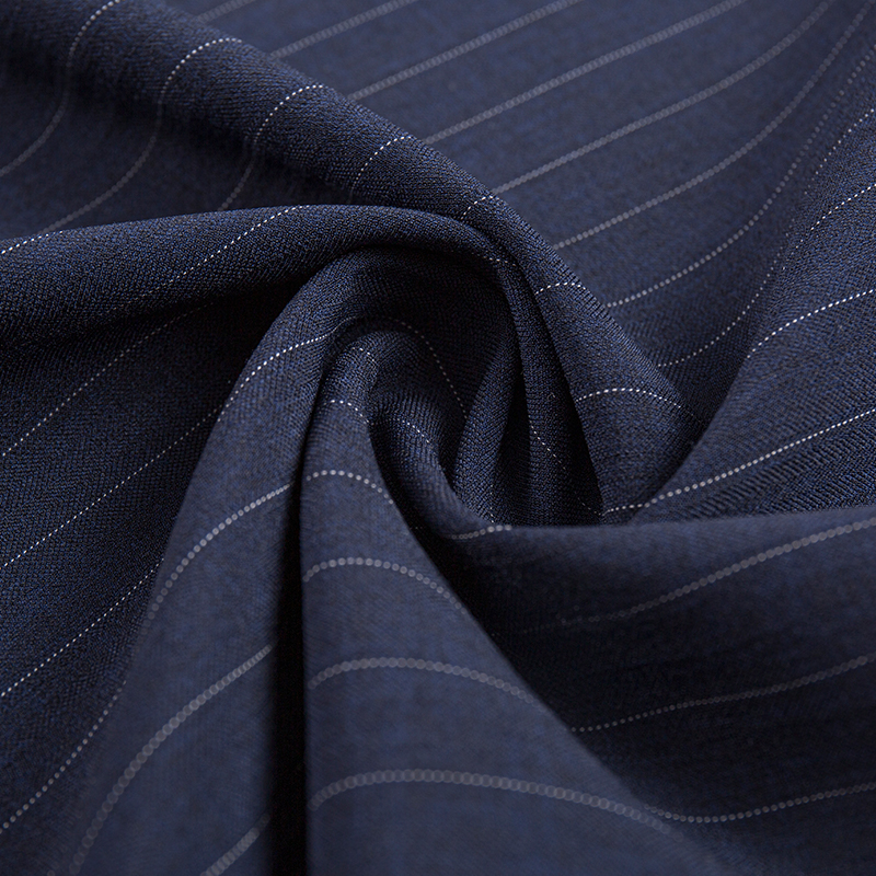 Fritid Silk Rayon smalrandigt tyg