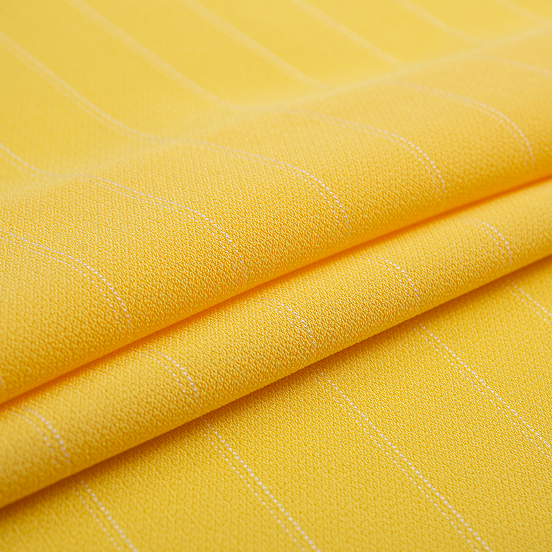Kompositfilament soltorkat linne Rayon Stripe Tyg