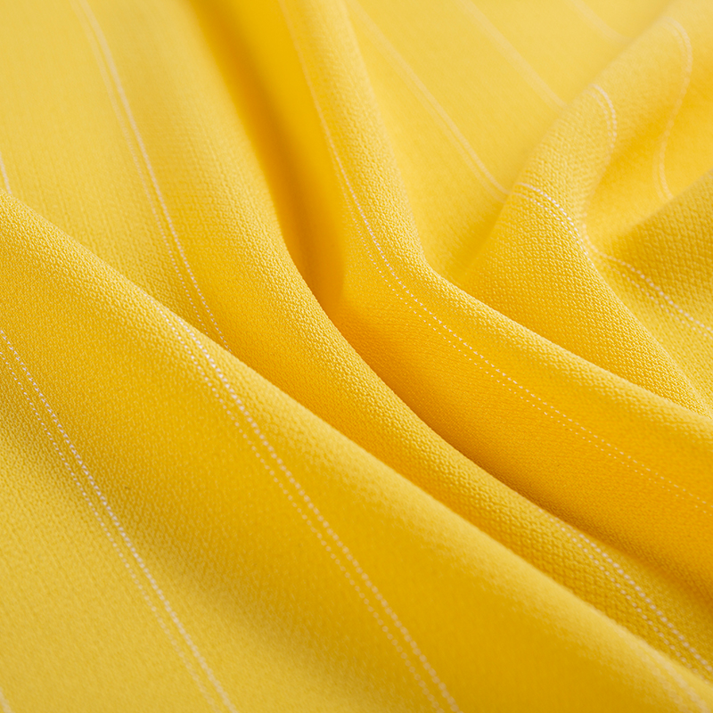 Kompositfilament soltorkat linne Rayon Stripe Tyg