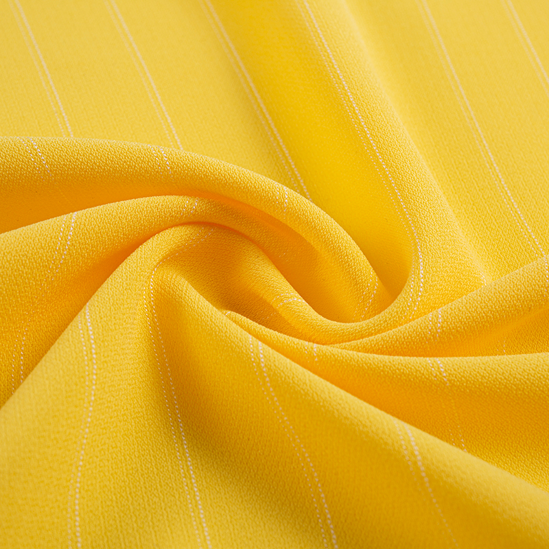 Kompositfilament soltorkat linne Rayon Stripe Tyg